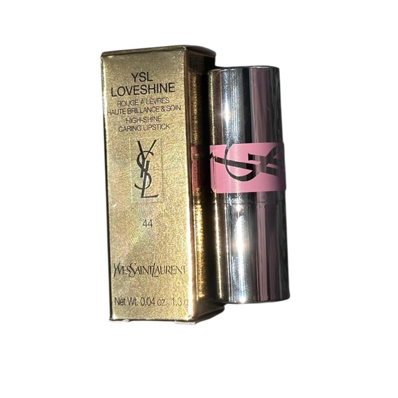 YSL NIB Loveshine High Shine Caring Mini Lipstick 44 Nude Lavalliere .04oz 1.3g - Picture 2 of 6
